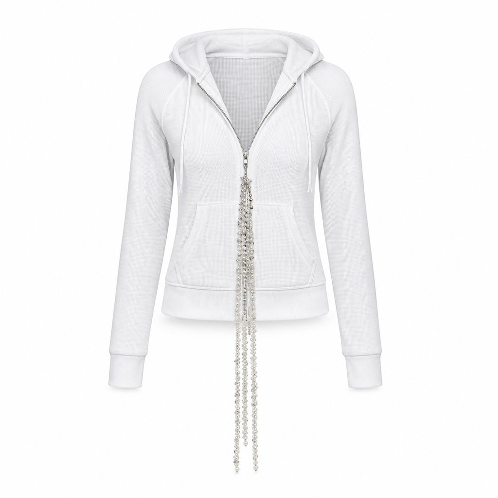 Peek-a-Boo Thermal Hoodie