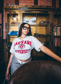 College Girl Harvard Tee