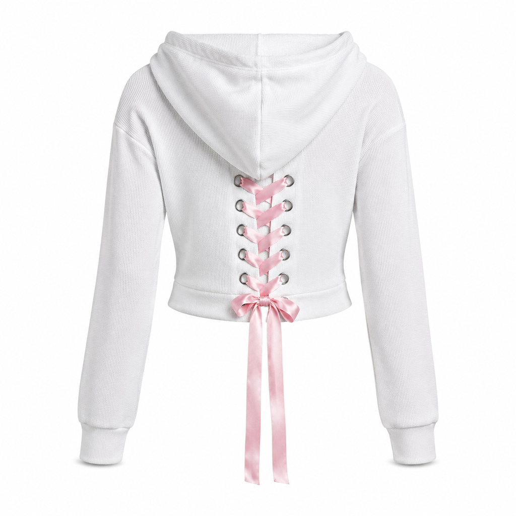 Peek-a-Boo Thermal Hoodie
