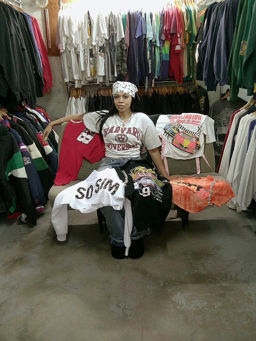 College Girl Harvard Tee